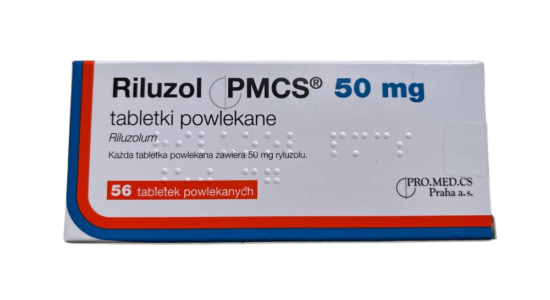 Упаковка Рилузол PMCS 50 мг 56 таблеток